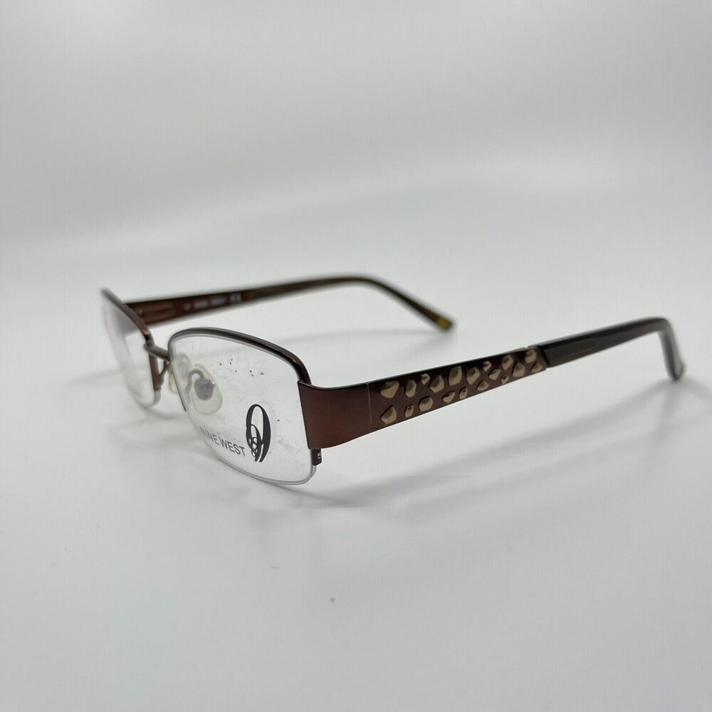 Nine West Women's Eyeglasse Frame Brown‎ NW446 01R9 51-17-135 H6747